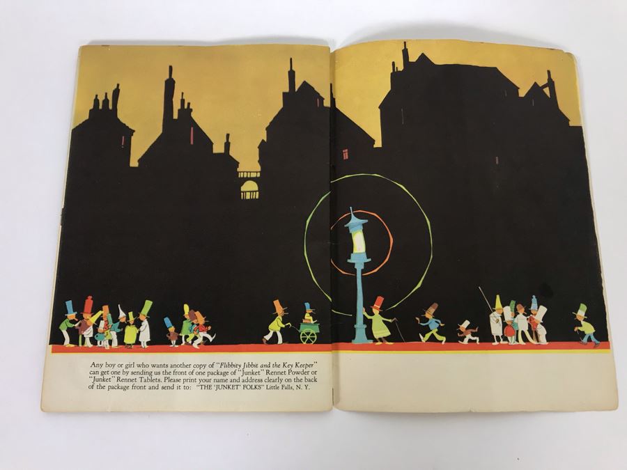 Collectible Flibbity Jibbit And The Key Keeper Book By Vernon Grant Published By Junket Brand Foods Estimate $120 [Photo 10]