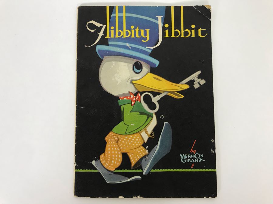 Collectible Flibbity Jibbit And The Key Keeper Book By Vernon Grant Published By Junket Brand Foods Estimate $120