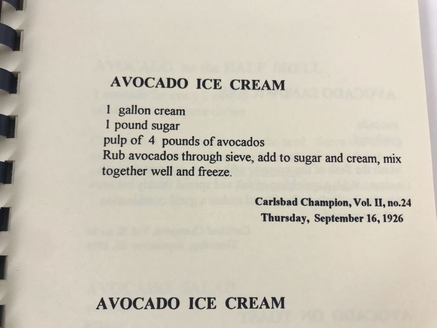 A Taste Of Carlsbad's Past From The Carlsbad Historical Society Cookbook [Photo 8]