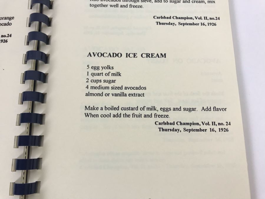 A Taste Of Carlsbad's Past From The Carlsbad Historical Society Cookbook [Photo 9]