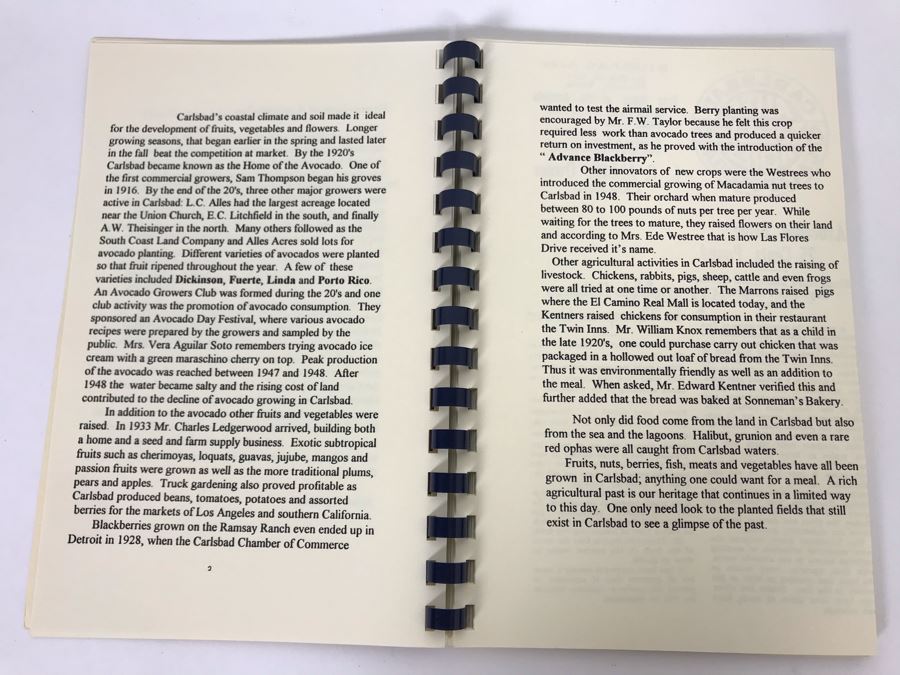 A Taste Of Carlsbad's Past From The Carlsbad Historical Society Cookbook [Photo 4]