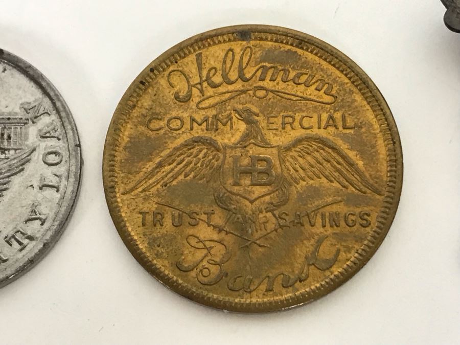 Medallion Awarded By The U.S. Treasury Department For Patriotic Service Made From Captured German Cannon, 1922 Pageant Of Progress Los Angeles Colosseum Token And Prohibition Prize Medal [Photo 5]