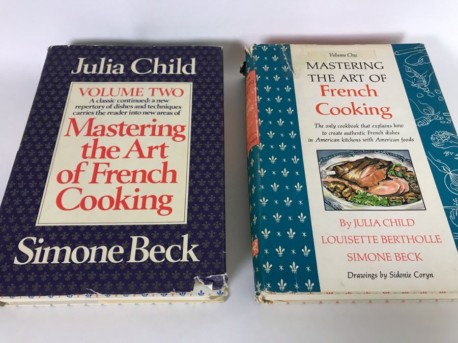 1970 First Edition Mastering The Art Of French Cooking Volume Two By Julia Child And Simone Beck And 1971 Volume One Mastering The Art Of French Cooking Book Cookbook [Photo 3]