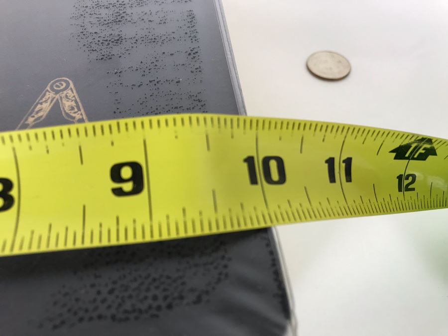 1951 Like New Large Masonic Holy Bible School And Library Reference Edition Red Letter Edition Hertel 10W X 12H X 2.5D [Photo 27]