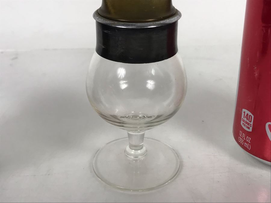 Justrite Carbide Miners Lamp And Vintage Pacific Table Top Lighter [Photo 12]