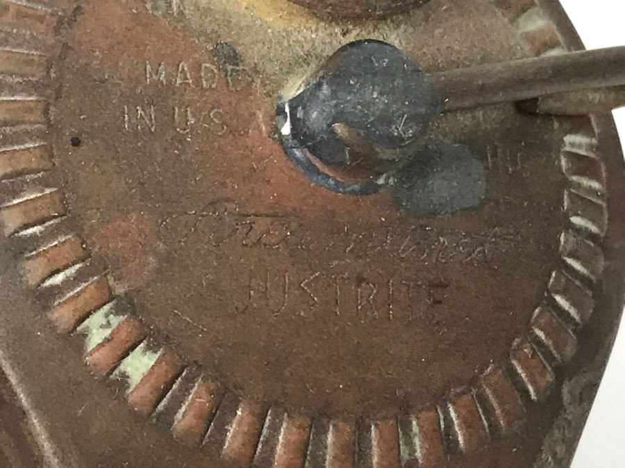 Justrite Carbide Miners Lamp And Vintage Pacific Table Top Lighter [Photo 9]