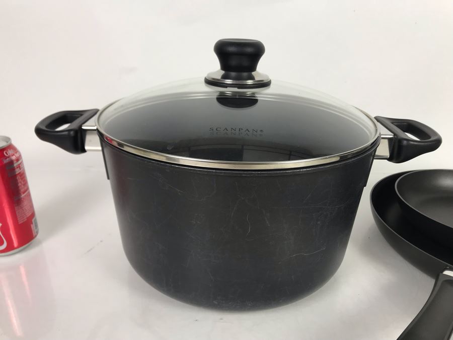(4) Piece Scanpan Cookware Lot Made In Denmark [Photo 2]