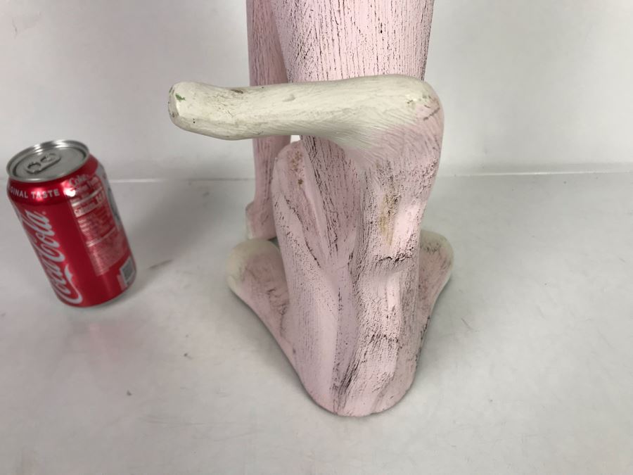 Signed Jorge Rodriguez Santa Fe, New Mexico Coyote Wood Sculpture 9W X 8D X 24H [Photo 6]