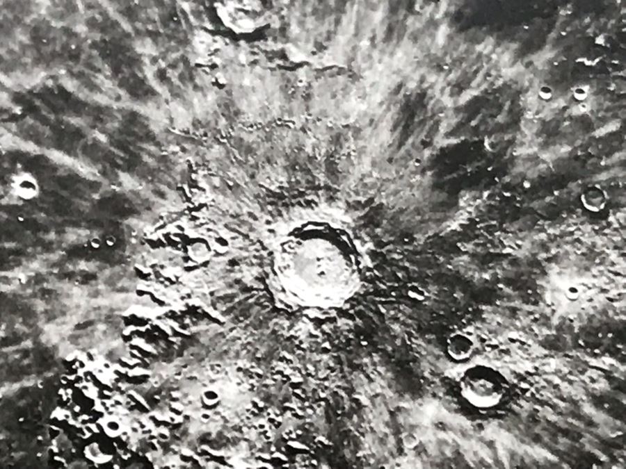 Vintage B&W Photograph Of The Moon Made With 86' Refractor Of Lick Observatory 10W X 8H [Photo 8]