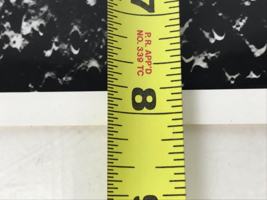 Vintage B&W Photograph Of The Southern Part Of Moon At Last Quarter Made With 60' Mt. Wilson Reflector On Oct. 8, 1955 10W X 8H [Photo 11]