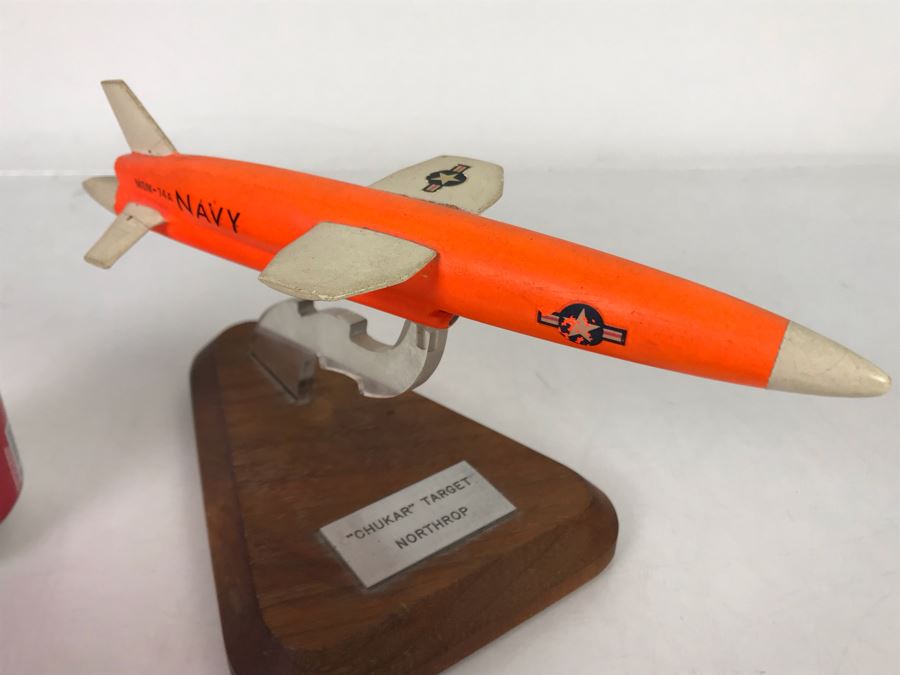 Desktop Model From Northrop Of The 'Chukar' Target - Aerial Target Drone - First Flight 1965 9W X 5D X 5H [Photo 4]
