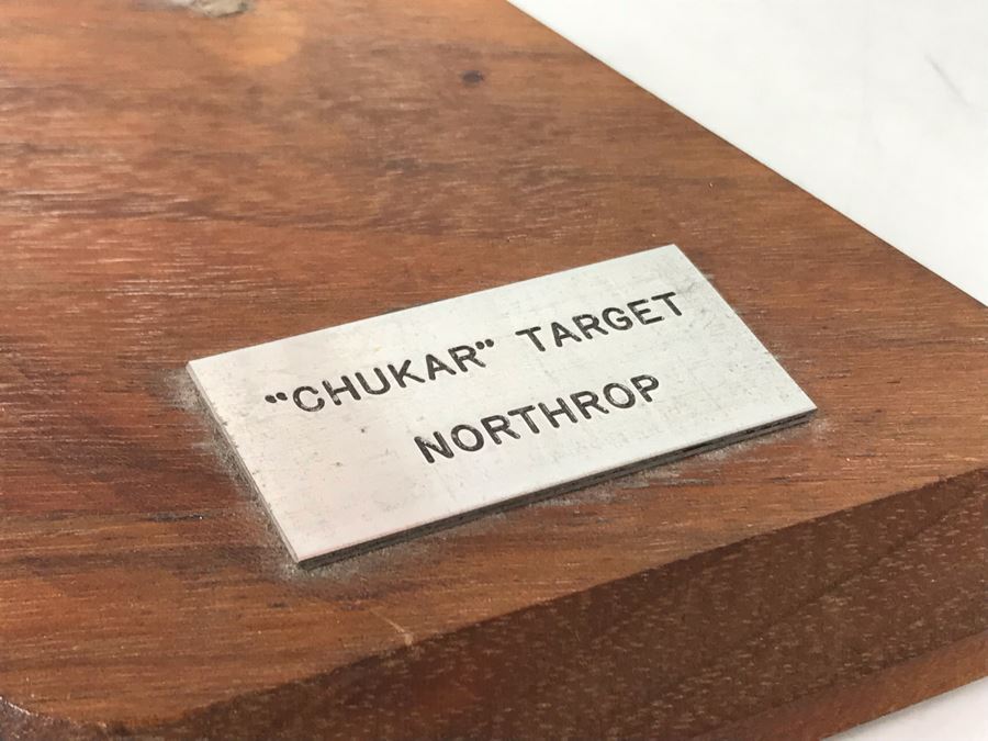 Desktop Model From Northrop Of The 'Chukar' Target - Aerial Target Drone - First Flight 1965 9W X 5D X 5H [Photo 3]