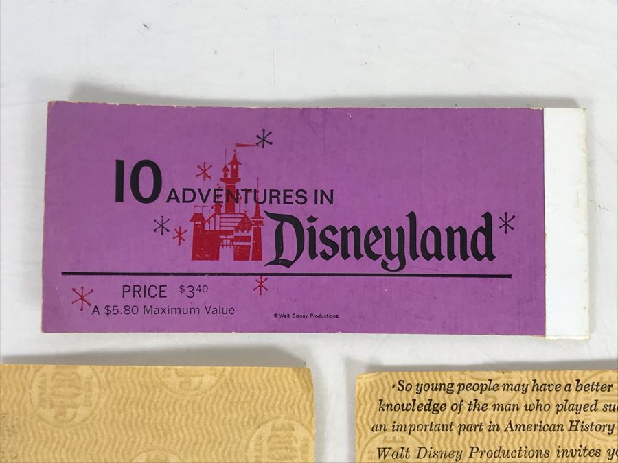 Various Vintage Disneyland Tickets - See Photos [Photo 9]