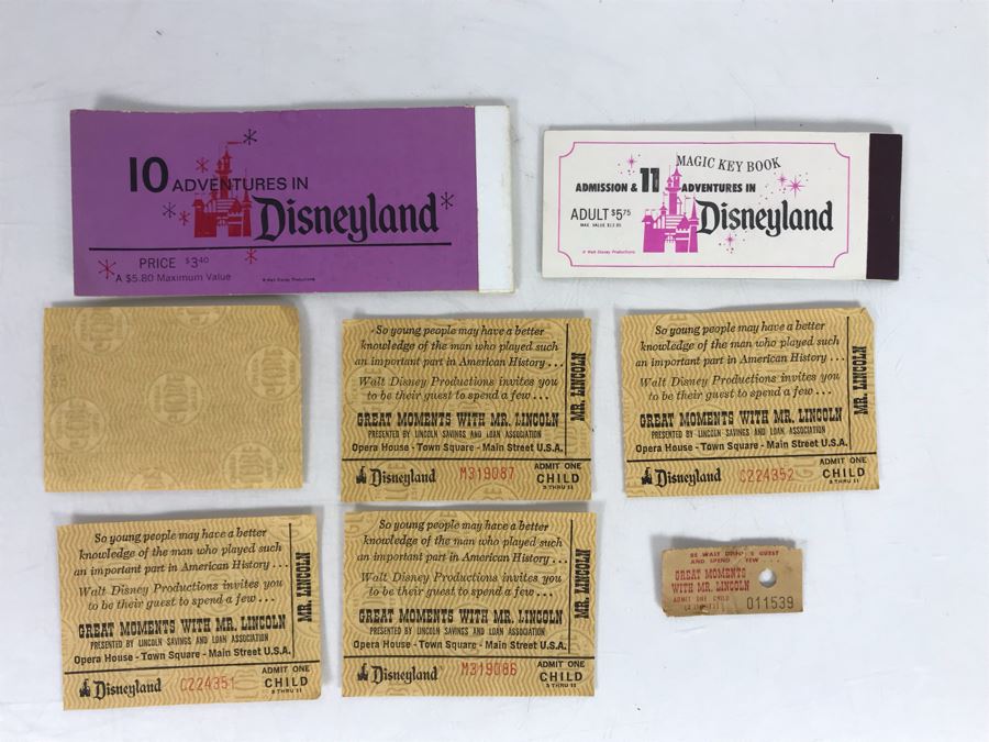 Various Vintage Disneyland Tickets - See Photos [Photo 14]