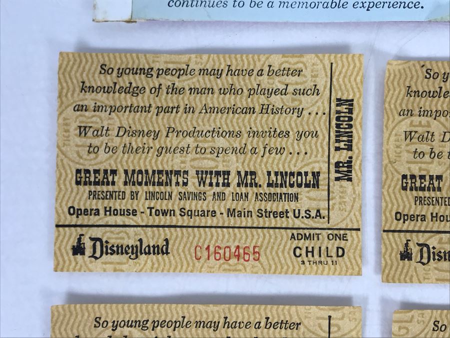 Various Vintage Disneyland Tickets - See Photos [Photo 3]