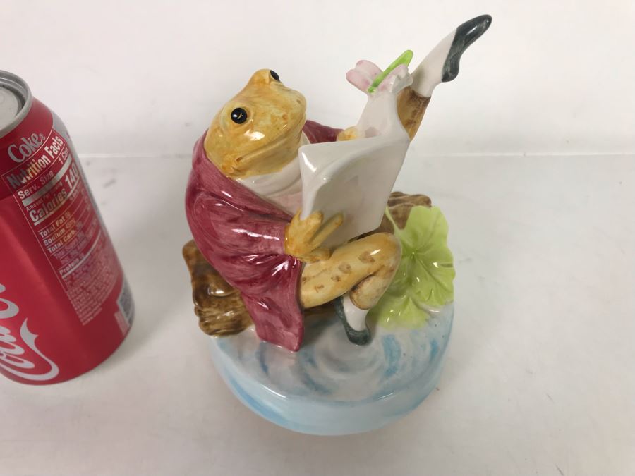 Schmid Music Box Beatrix Potter Mr. Jeremy Fisher 6H [Photo 3]