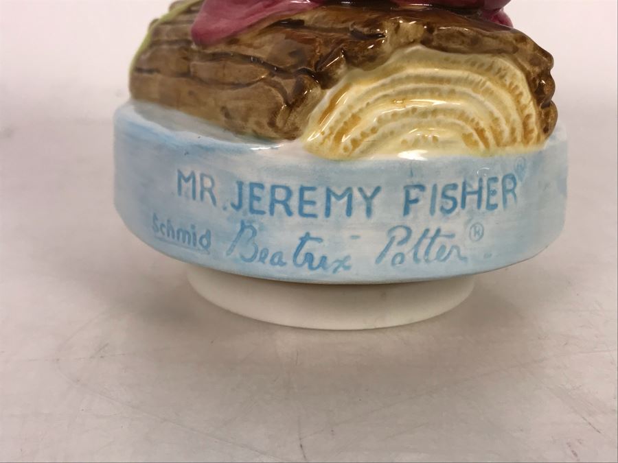 Schmid Music Box Beatrix Potter Mr. Jeremy Fisher 6H [Photo 6]
