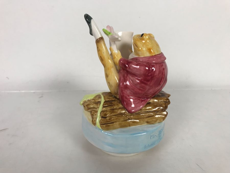 Schmid Music Box Beatrix Potter Mr. Jeremy Fisher 6H [Photo 4]