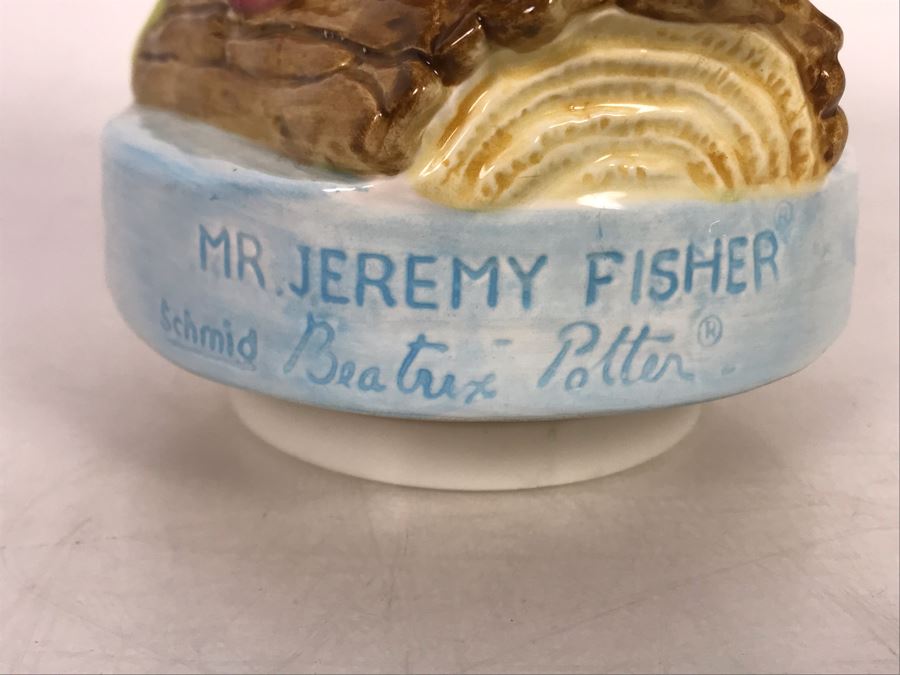 Schmid Music Box Beatrix Potter Mr. Jeremy Fisher 6H [Photo 5]