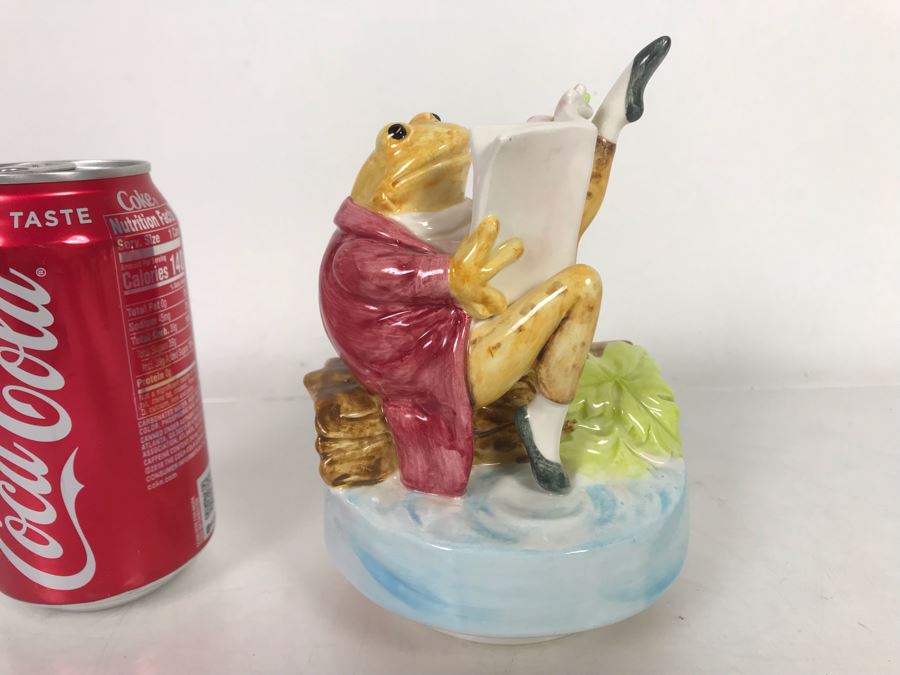 Schmid Music Box Beatrix Potter Mr. Jeremy Fisher 6H [Photo 1]