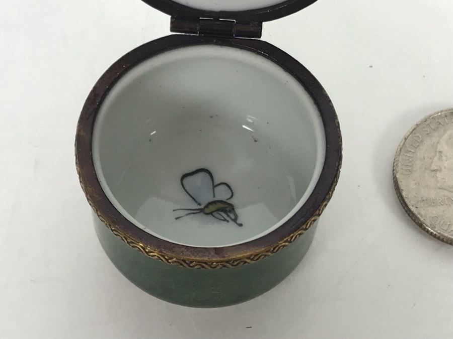 Limoges Porcelain Box With Figural Frog On Lid Jewels Of Carmel [Photo 8]