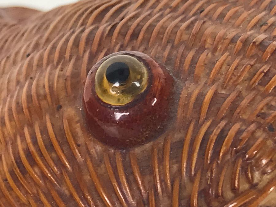 Wicker Figural Frog Box Sculpture From Shanghai Handicrafts Made In The People's Republic Of China 6W X 5D X 5.5H [Photo 10]