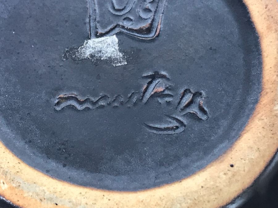 Signed Art Pottery Vase 6H X 5.5W [Photo 10]