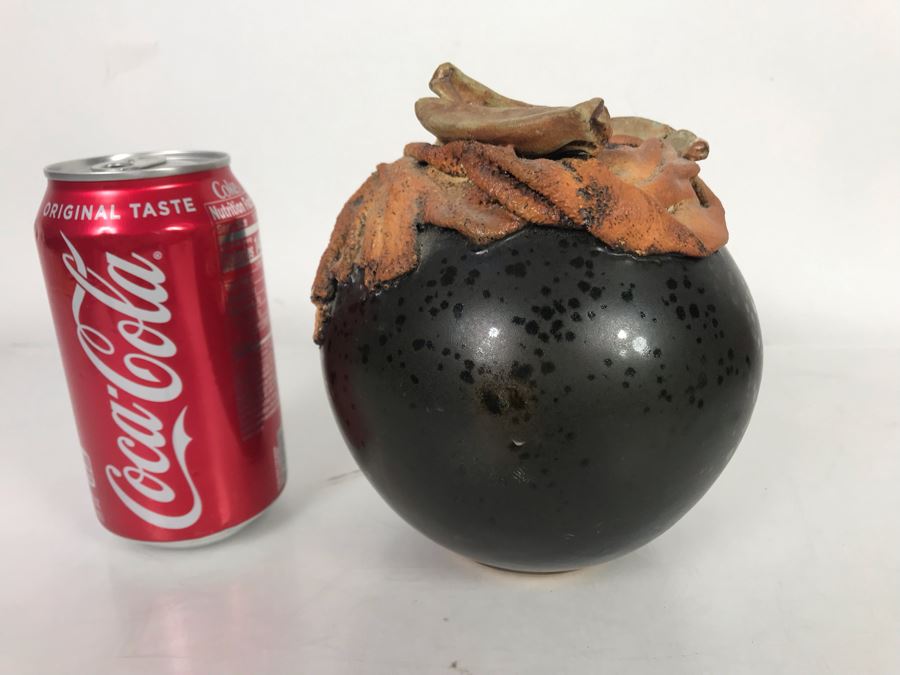 Signed Art Pottery Vase 6H X 5.5W [Photo 2]