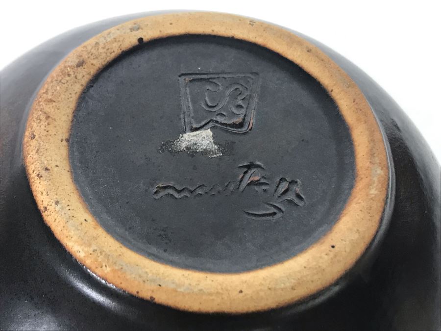 Signed Art Pottery Vase 6H X 5.5W [Photo 8]