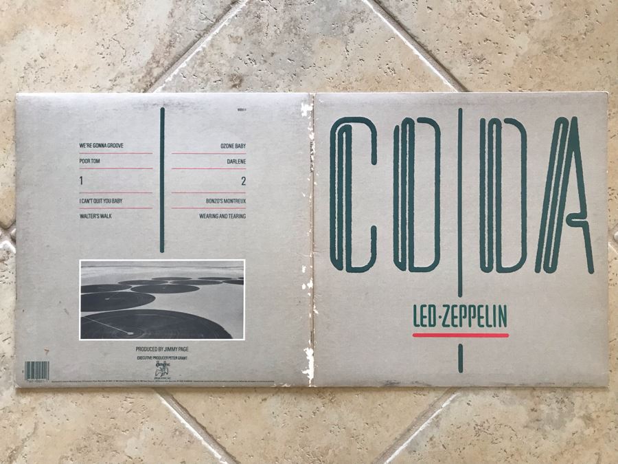 Led Zeppelin Vinyl Record CODA [Photo 2]