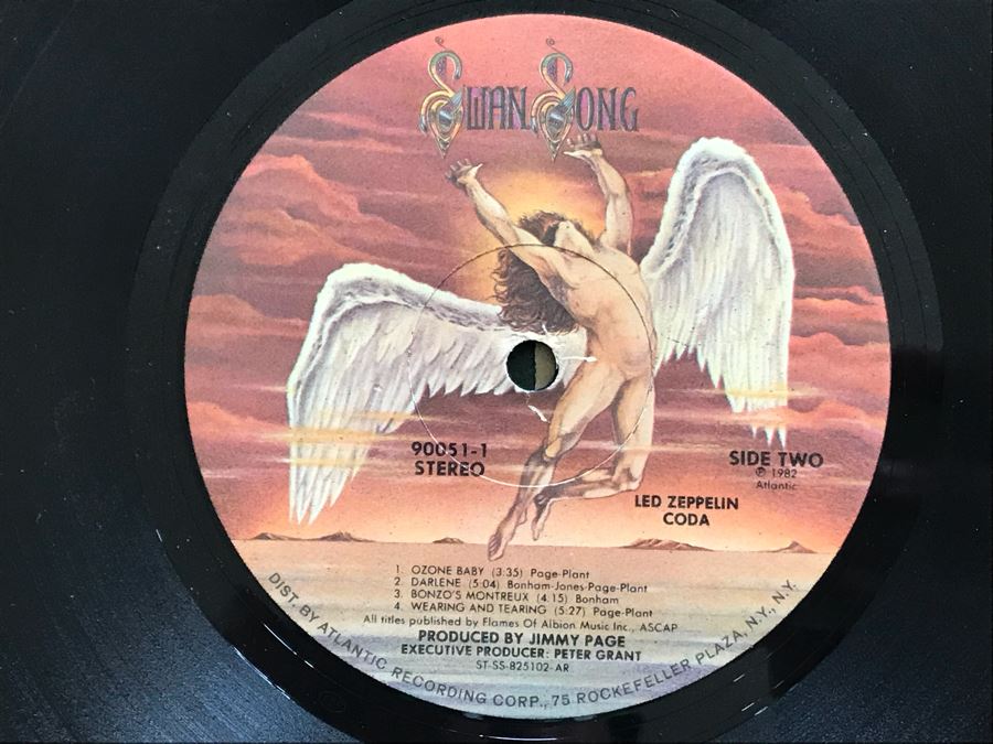 Led Zeppelin Vinyl Record CODA [Photo 12]