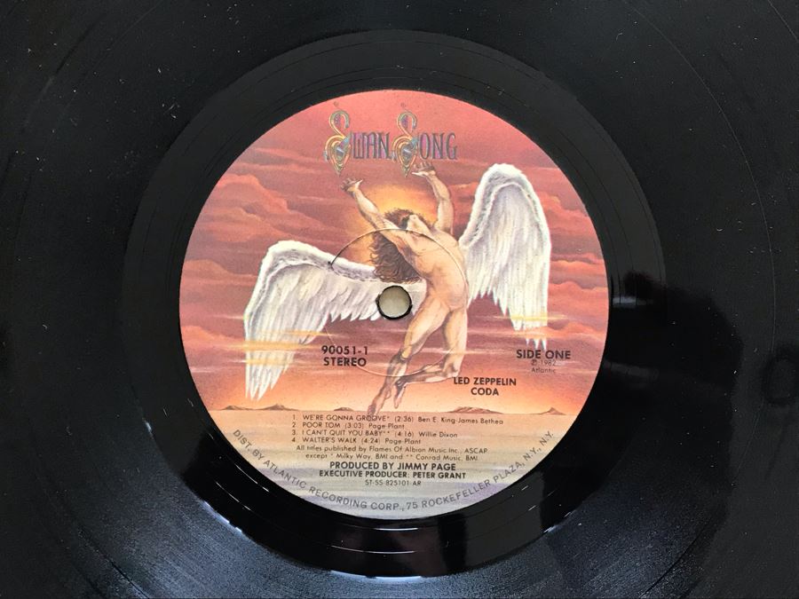 Led Zeppelin Vinyl Record CODA [Photo 10]