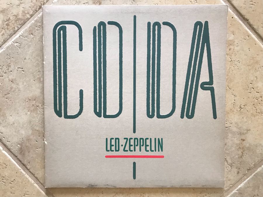 Led Zeppelin Vinyl Record CODA [Photo 1]