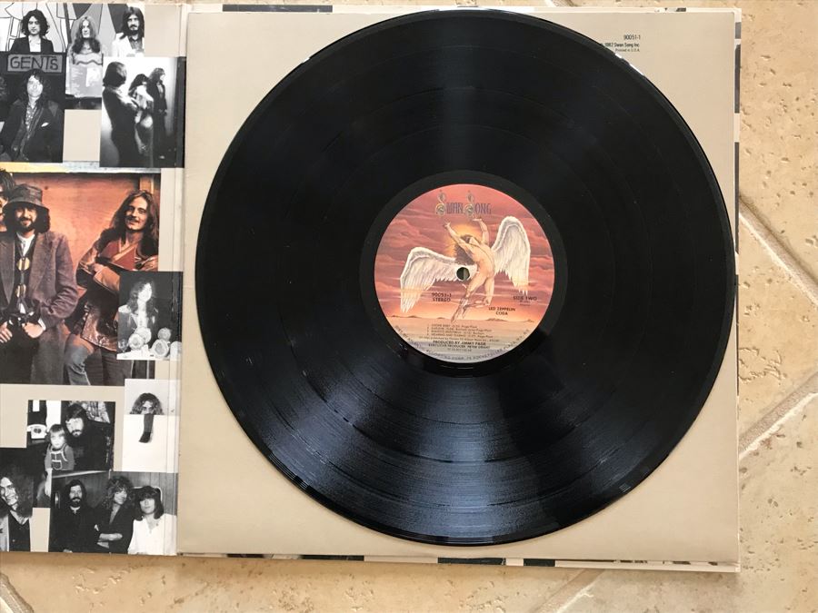 Led Zeppelin Vinyl Record CODA [Photo 11]