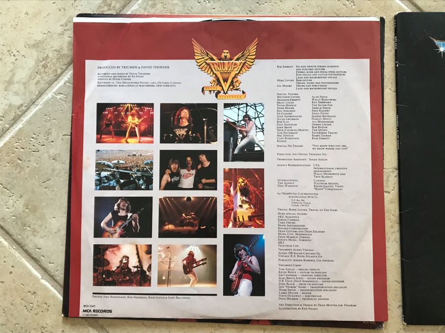(2) Triumph Vinyl Records: Allied Forces And Never Surrender [Photo 12]