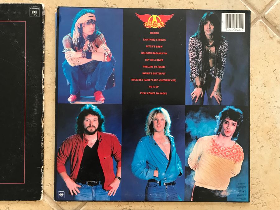 (5) Aerosmith Vinyl Records: Toys In The Attic, Draw The Line, Rock In A Hard Place, Rocks And Night In The Ruts [Photo 11]