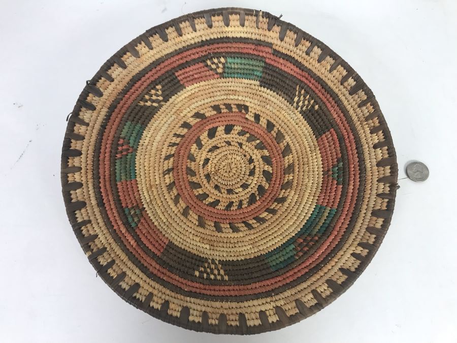 Handmade Woven Basket 12.5R