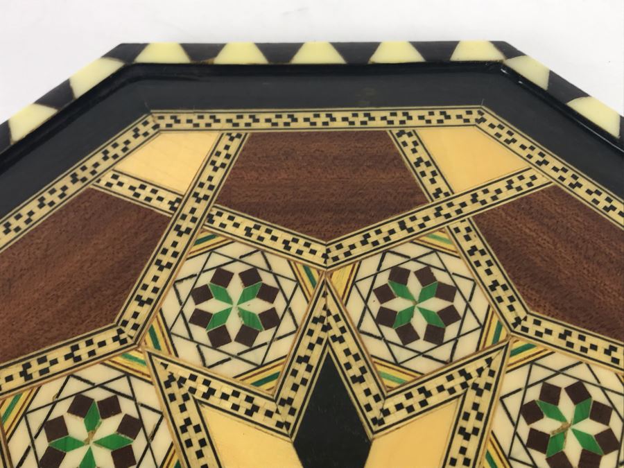 Miguel Laguna Inlaid Tray Made In Spain 9.75W [Photo 5]
