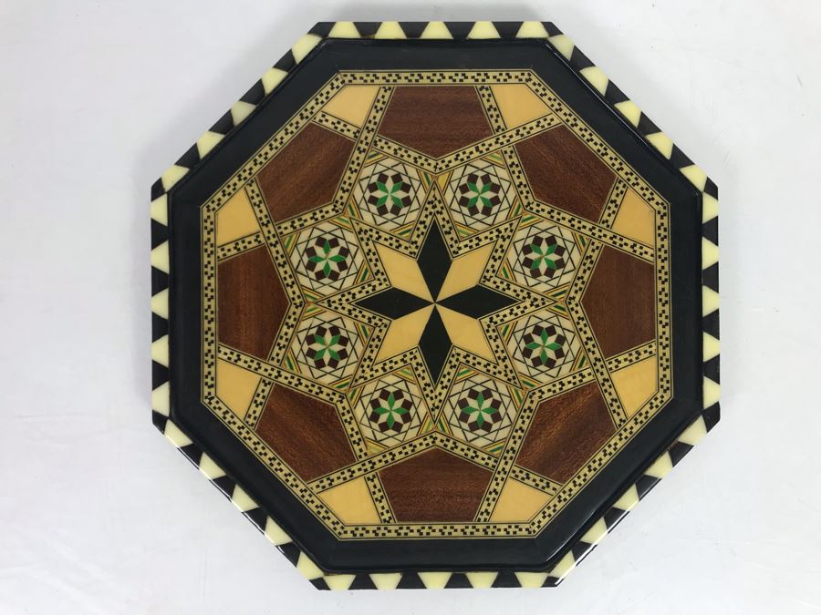 Miguel Laguna Inlaid Tray Made In Spain 9.75W [Photo 2]