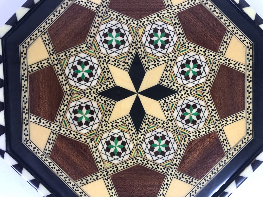 Miguel Laguna Inlaid Tray Made In Spain 9.75W [Photo 3]
