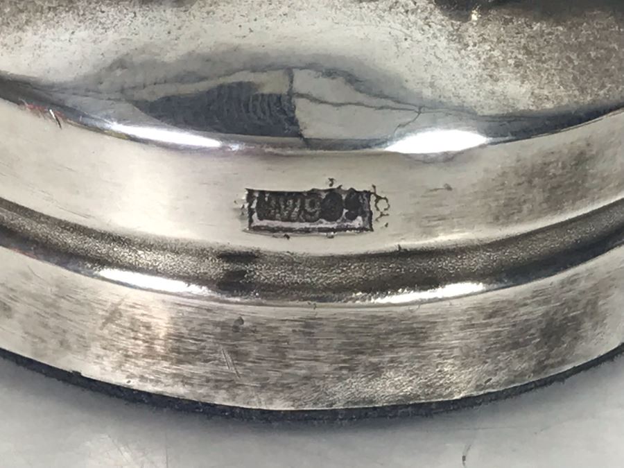 999 Pure Silver Figural Frog Sculpture Paperweight By Henryk Winograd Signed HW999 186.5g [Photo 11]