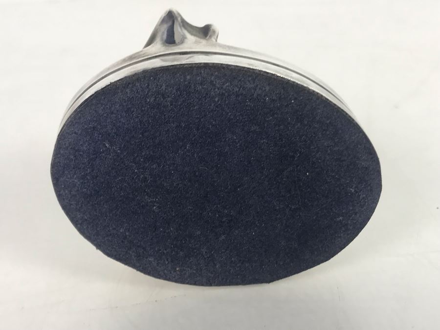 999 Pure Silver Figural Frog Sculpture Paperweight By Henryk Winograd Signed HW999 186.5g [Photo 12]