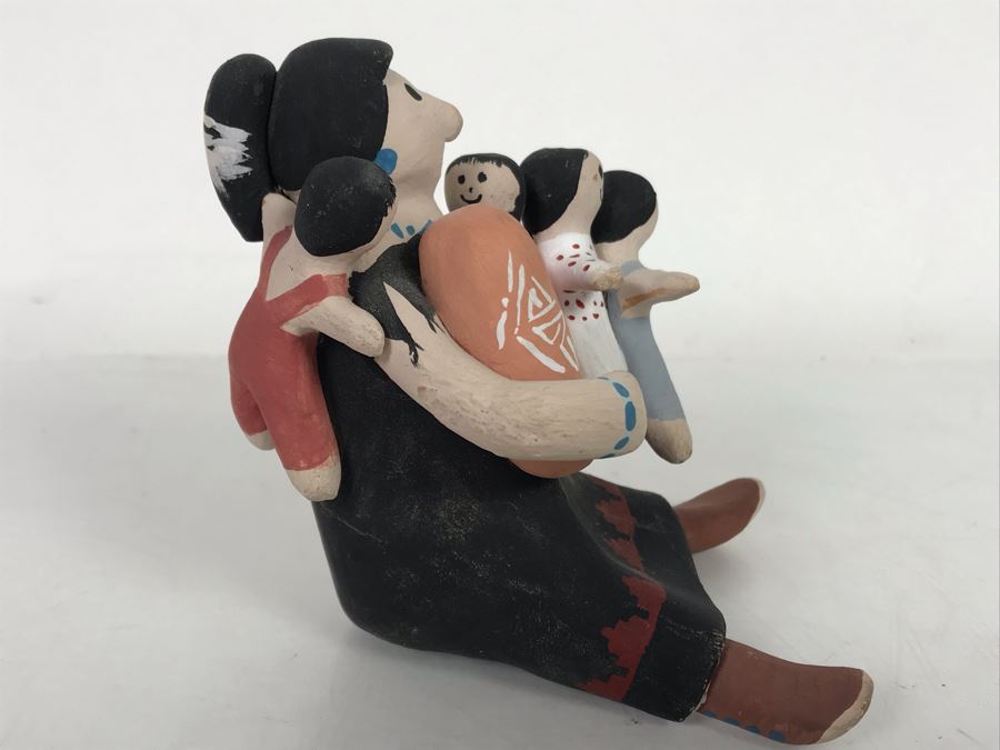 Pottery Sculpture Signed Joanne Lewis 4H [Photo 7]