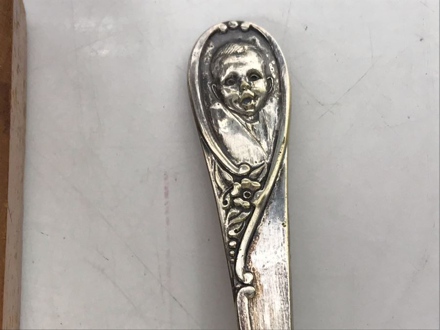 Vintage Wilton Southwest Round Pewter Plate 12R, Vintage Gerber Silverplate Spoon, Metal Easel And Seafood Cracker Set [Photo 5]