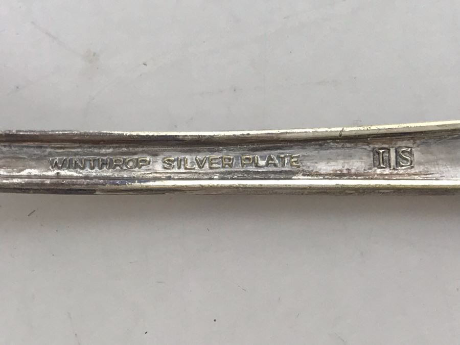 Vintage Wilton Southwest Round Pewter Plate 12R, Vintage Gerber Silverplate Spoon, Metal Easel And Seafood Cracker Set [Photo 7]