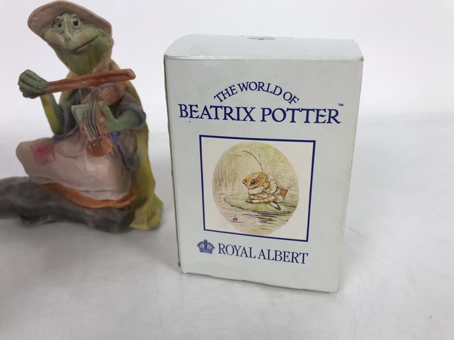 Department 56 Bejeweled Collection, Royal Albert Beatrix Potter Figurine And (4) Tillie Frog Sculptures By Jessica DeStefano [Photo 9]