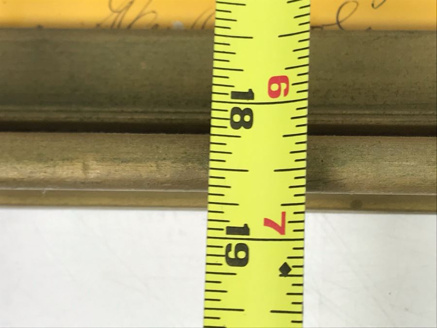 Framed Handmade Frank J. Pierce Hollywood Movie Studio Retirement Certificate Signed By Staff 23W X 18.5H [Photo 21]