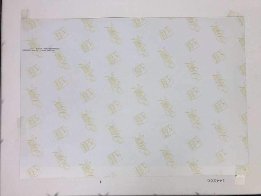 Framed B&W Photograph Of Church Shadow Cast Upon The World Trade Center Twin Towers Printed On Kodak Paper Photo Is 10.5W X 13.5H [Photo 12]