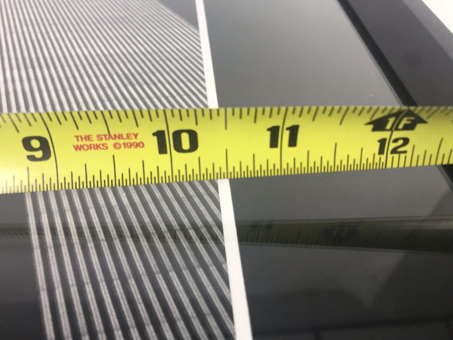 Framed B&W Photograph Of Church Shadow Cast Upon The World Trade Center Twin Towers Printed On Kodak Paper Photo Is 10.5W X 13.5H [Photo 15]