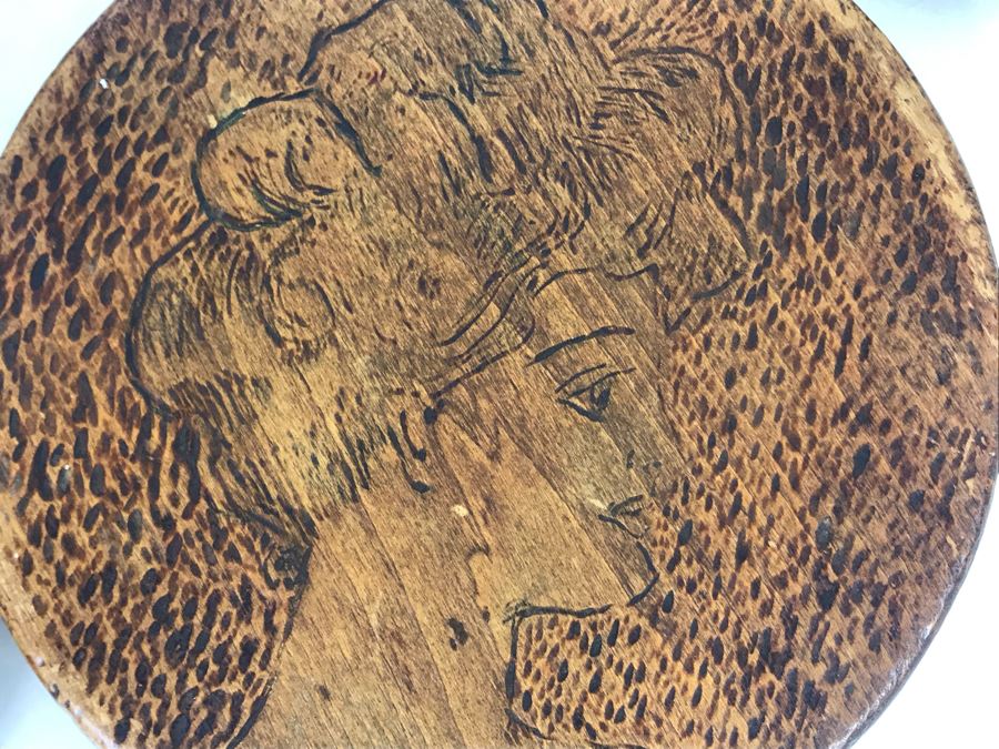 (6) Vintage Handheld Wooden Vanity Mirrors [Photo 11]